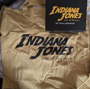 Brand New. Indiana Jones Tote Bag W/gold Mug